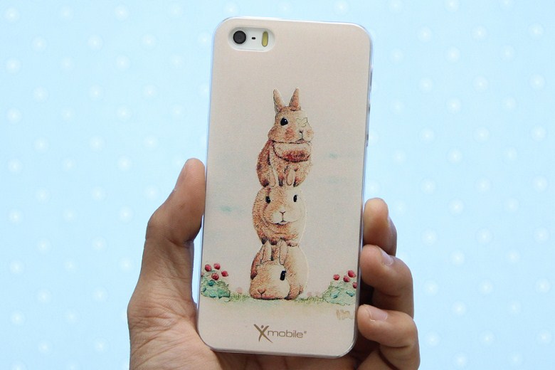 Bắt mắt với hình in 2 chú thỏ cực kì đáng yêu