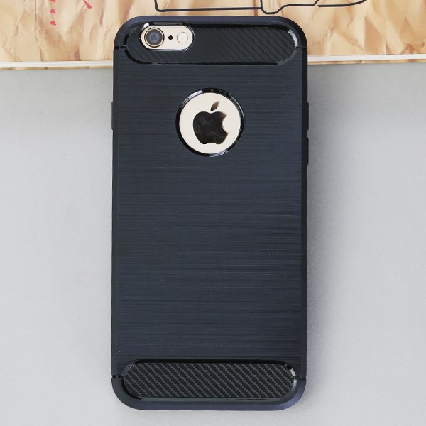 Ốp lưng iPhone 6-6S Nhựa dẻo Fancy COSANO Đen