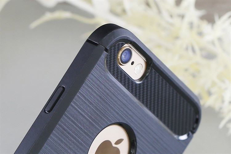 Ốp lưng iPhone 6-6S Nhựa dẻo Fancy COSANO Đen Màu Đen