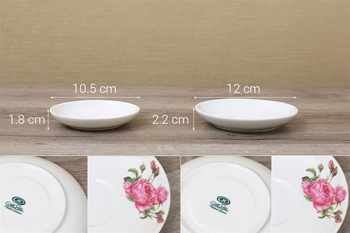 Bộ 14 món ấm trà sứ Minh Châu hoa hồng MC-BAT02