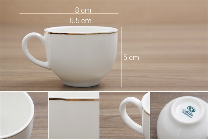 Bộ 14 món ấm trà sứ Minh Châu MC-BAT02 Màu Trắng