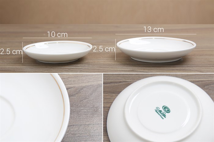 Bộ 14 món ấm trà sứ Minh Châu MC-BAT02 Màu Trắng