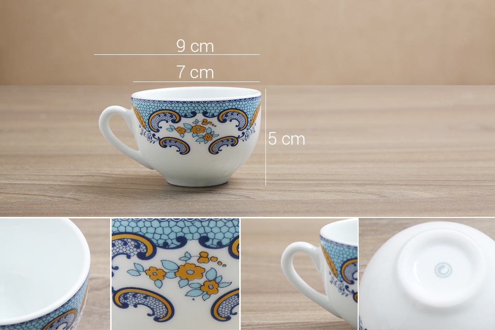 Bộ 14 món ấm trà Sứ Sương SSA018 Màu Trắng