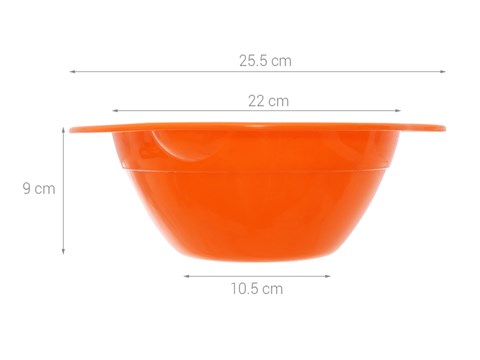 Tô trộn salad 1700ml Happy Ware 3150 cam kích thước rộng