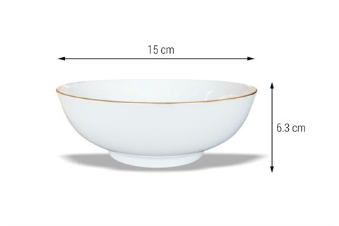 Tô sứ Minh Châu chỉ vàng T06CV
