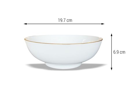 Tô sứ Minh Châu chỉ vàng T08CV