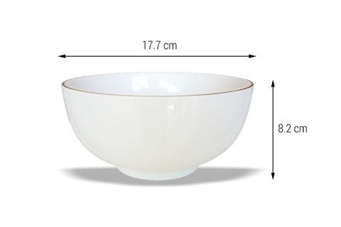 Tô sứ Minh Châu chỉ vàng kiểu Hàn Quốc TH07CV