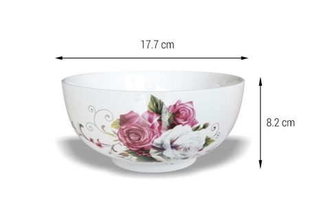 Tô sứ Minh Châu hoa kiểu Hàn Quốc TH07H08