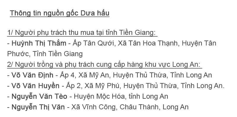 Nguồn gốc dưa hấu ruột đỏ