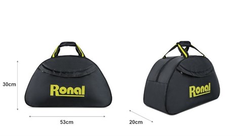 Túi xách thể thao du lịch Ronal TX18 - Đen logo vàng