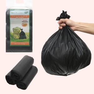 Lốc 3 cuộn túi rác đen tự huỷ sinh học Opec 45x55cm (1kg)