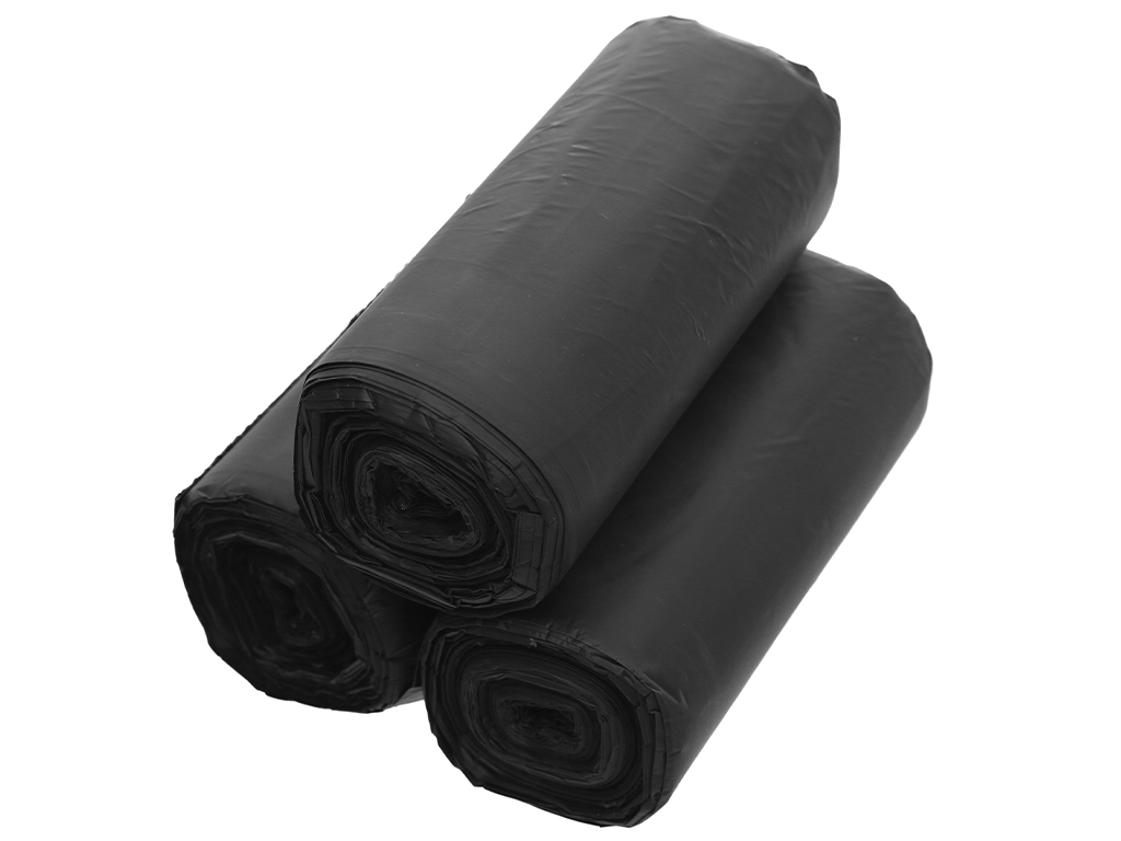 Lốc 3 cuộn túi rác đen tự huỷ sinh học Bách Hóa XANH 55x65cm (1kg) 4