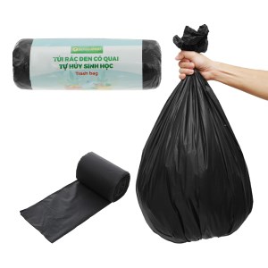 1 cuộn túi rác đen tự huỷ sinh học Bách Hóa XANH 64x78cm (250g)
