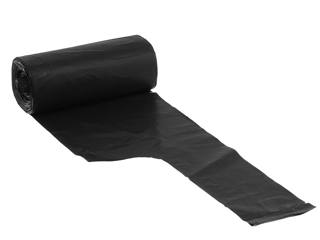 Lốc 4 cuộn túi rác đen quai xách tự huỷ sinh học Bách Hóa XANH 54x70cm 5