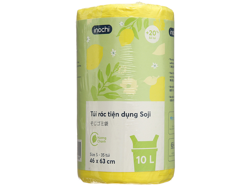 Túi rác Inochi hương chanh 46x63cm giá tốt tại Bách hoá XANH
