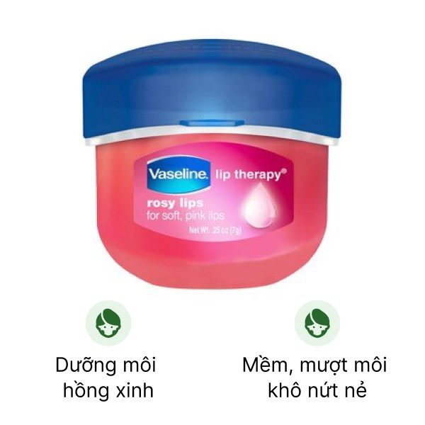 Sáp dưỡng môi Vaseline Lip Therapy Rosy Lips môi hồng mềm mại