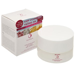 Kem dưỡng da ban ngày Senka White Beauty Glow UV Cream trắng da chống nắng 50g