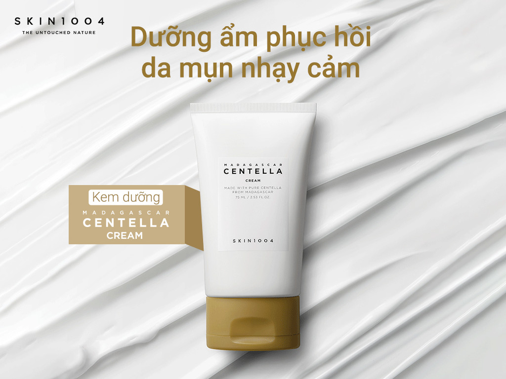 Kem dưỡng ẩm Skin1004 Madagascar Centella Cream cho da mụn 75ml 2
