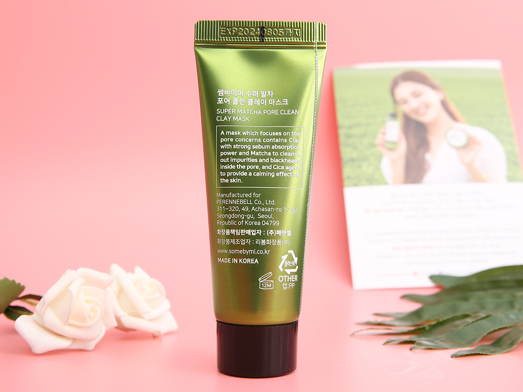Bộ sản phẩm dưỡng da và cải thiện lỗ chân lông Some By Mi Super Matcha Starter Kit 7