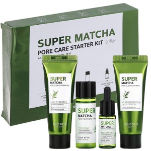 Bộ kit dưỡng da Some By Mi Super Matcha Pore Care Starter chiết xuất rau má cấp ẩm