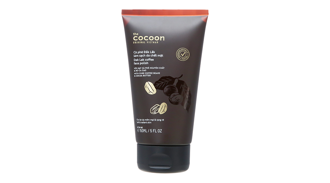 Tẩy tế bào chết Cocoon hạt cà phê Đắk Lắk làm sạch da mặt
