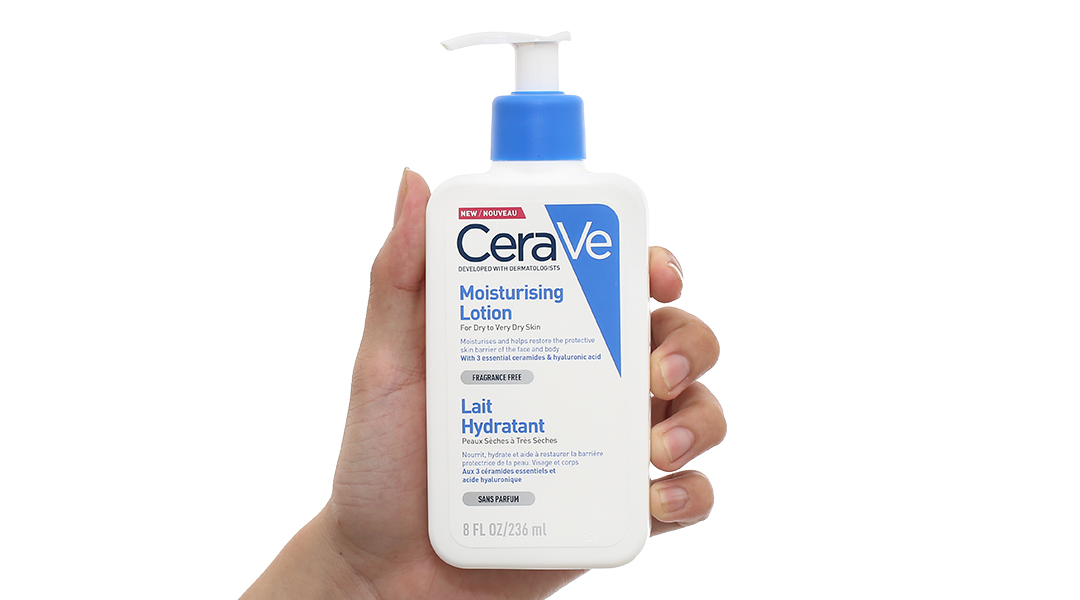 Sữa dưỡng ẩm CeraVe Moisturising Lotion cấp ẩm, phục hồi cho da khô