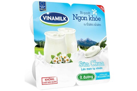 Sữa chua ăn Vinamilk ít đường hộp 100g