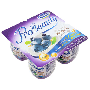Sữa chua việt quất Probeauty Vinamilk hộp 100g (Lốc 4 hộp) vị việt quất giúp làn da săn chắc