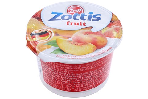 SỮA CHUA ĂN ZOTTIS VỊ ĐÀO HỘP 100G-2