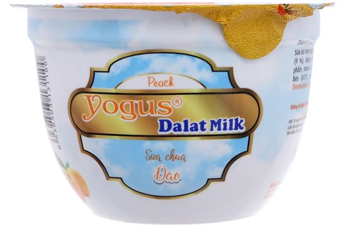 Sữa chua ăn Dalat Milk vị Đào 100g-1