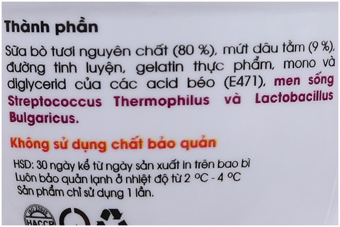 Sữa chua ăn Dalat Milk vị Dâu tằm100g-3
