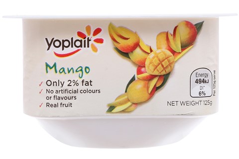 Sữa chua trái cây tươi Ít béo Yoplait Lite vị Xoài 125g-1
