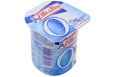 Sữa chua Elle & Vire Ít Béo vị Mận hộp 125g-1