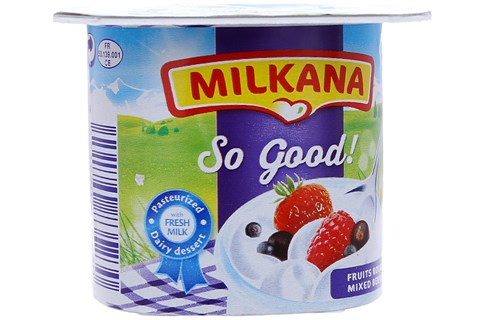 Sữa chua trái cây hỗn hợp milkana 100g