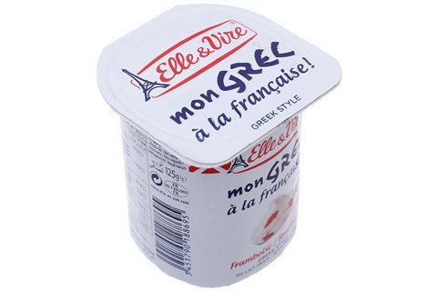 Sữa chua Elle & Vire vị Phúc bồn tử 125g