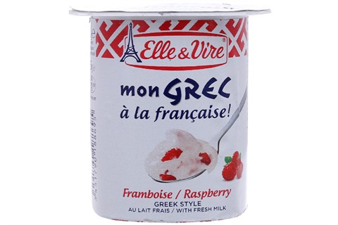 Sữa chua Elle & Vire vị Phúc bồn tử 125g