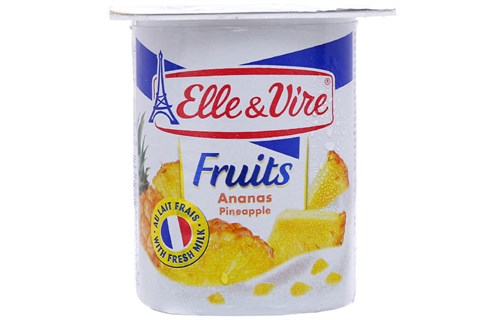 Sữa chua Elle & Vire vị thơm 125g (4 hộp)