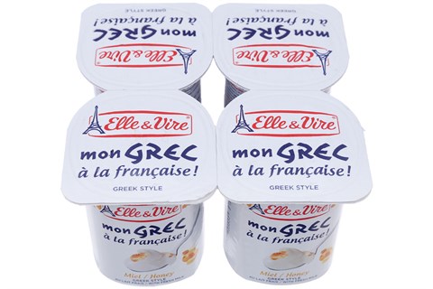 Sữa chua Elle & Vire vị Mật ong 125g (lốc 4)-2