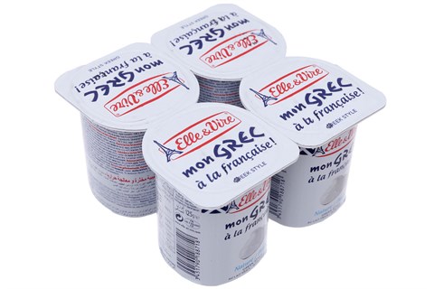 Sữa chua Elle & Vire Nguyên Chất 125g (lốc 4)-1