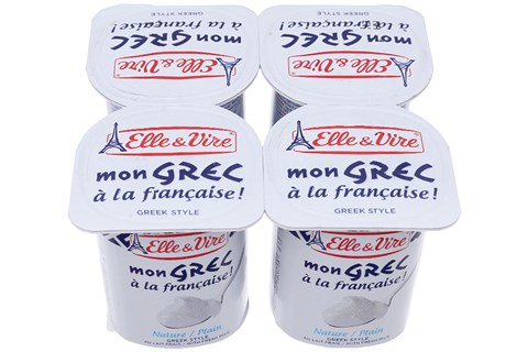 Sữa chua Elle & Vire Nguyên Chất 125g (lốc 4)-2