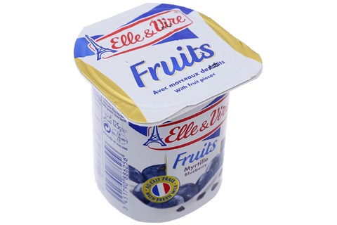 Sữa chua Elle & Vire Việt Quất 125g (4 hộp)-3