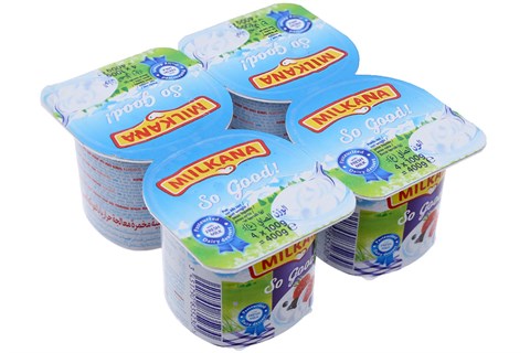 Sữa chua trái cây hỗn hợp milkana 100g (4 hộp)