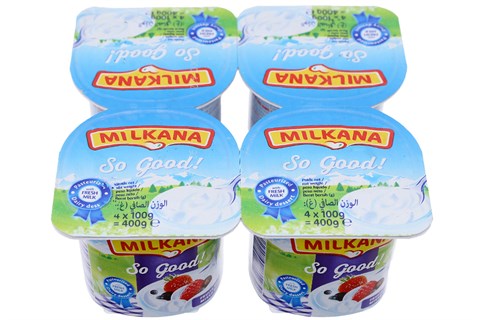 Sữa chua trái cây hỗn hợp milkana 100g (4 hộp)