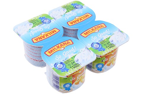 Sữa chua milkana vị Mơ 100g (4 hộp)