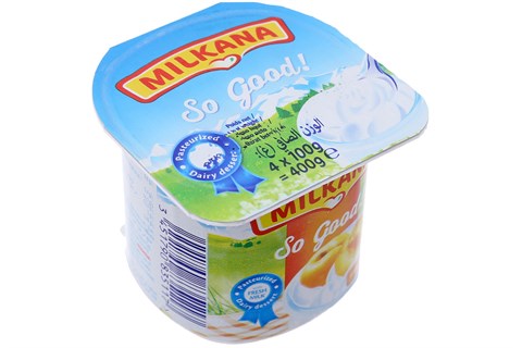 Sữa chua milkana vị Mơ 100g (4 hộp)