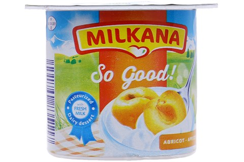 Sữa chua milkana vị Mơ 100g (4 hộp)