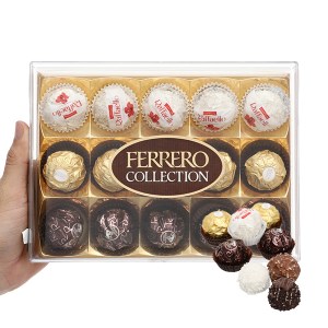 Socola và kẹo hỗn hợp Ferrero Collection hộp 162g