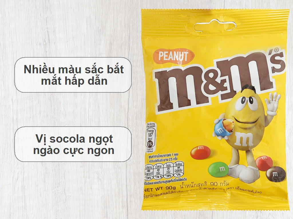 M&M's Socola sữa nhân đậu phộng lọ khổng lồ – L's Place Foodmart