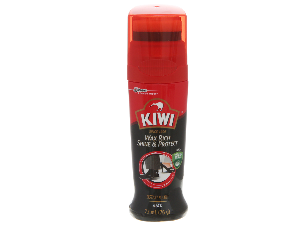 Xi sáp bóng & bảo vệ Kiwi màu đen 75ml 1