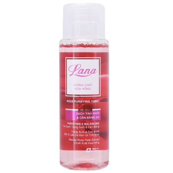 Nước hoa hồng Lana Rose Tonic sạch lỗ chân lông chai 150ml